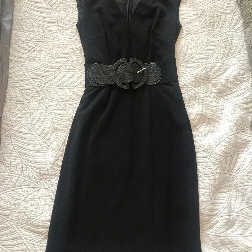ANTONIO MELANI BLACK DRESS SIZW 0 - Picture 2 of 7